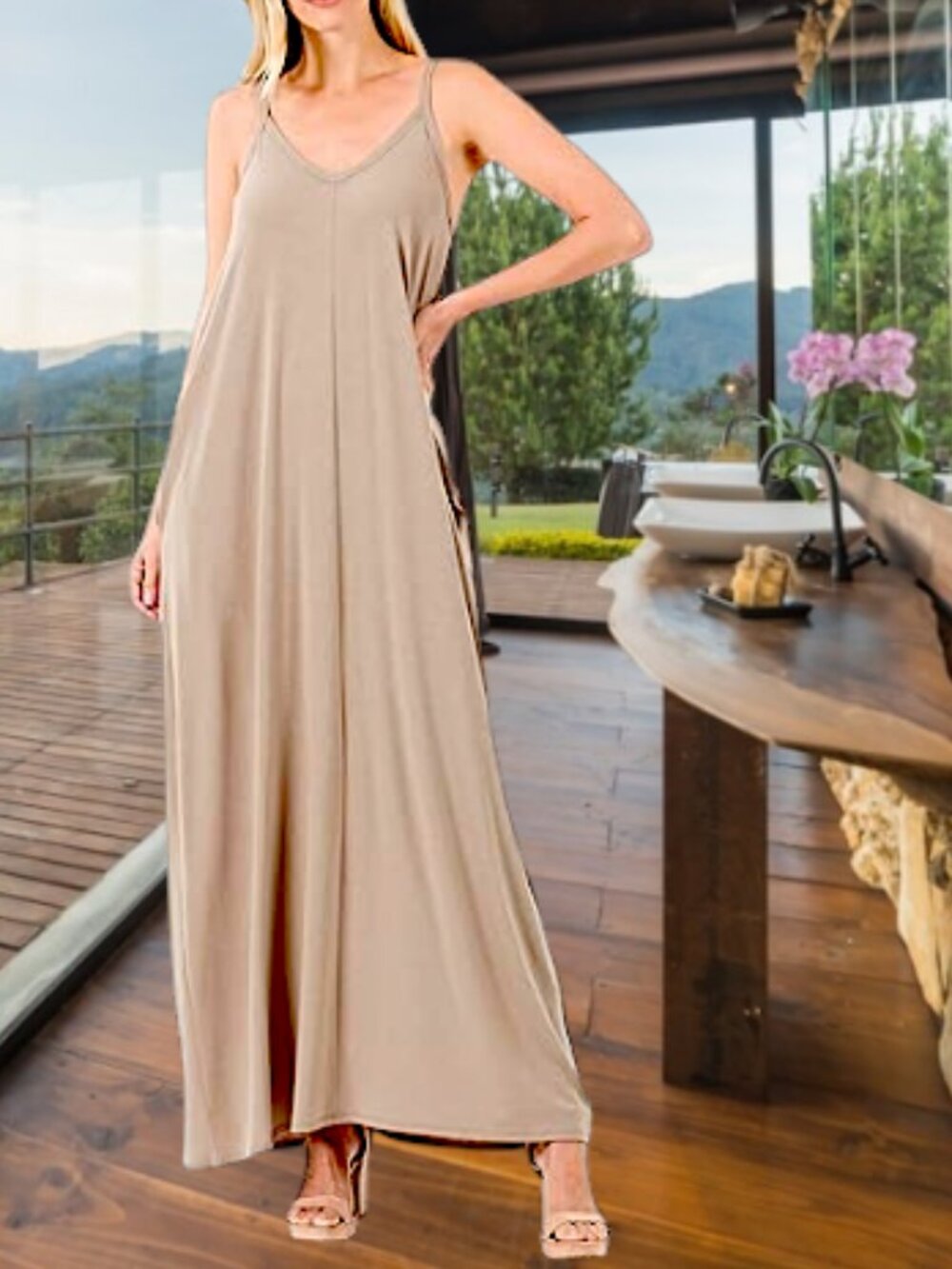 Zenana Cami Dress Style # RS-1024AB